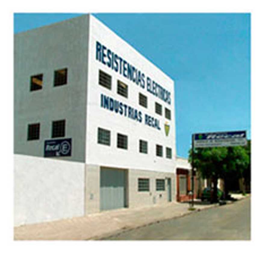 Industrias Recal Resistencias eléctricas frente empresa